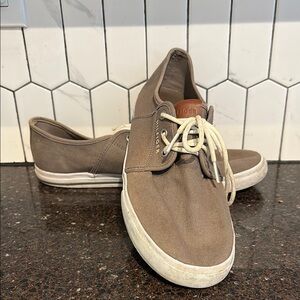 Tommy Hilfiger Men’s Casual Brown Canvas Sneakers, size 11